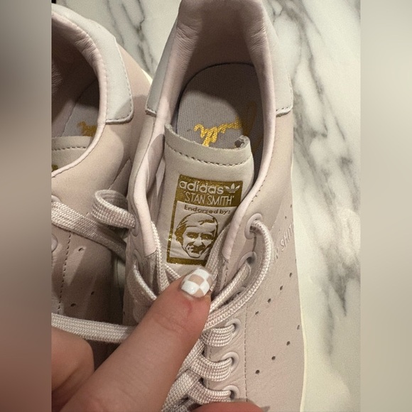 Adidas Women's- STAN SMITH- orchid off white - Picture 4 of 14
